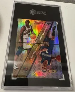 Michael Jordan Refractor 1997 Bowman's Best Mirror Image - Image 2