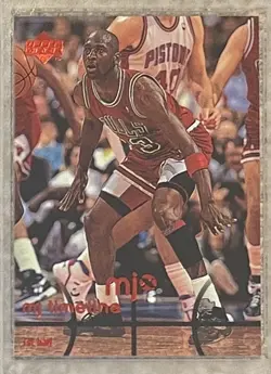 1998 UD MJx MICHAEL JORDAN MJ TIMELINE 1ST HALF #11~HOF~PSA 10~MINT SLAB~POP 37 - Image 2