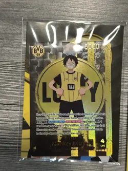 BVB x One Piece Monkey D. Luffy Ruffy ST13-003 Promo Card Sealed Limited - Image 1