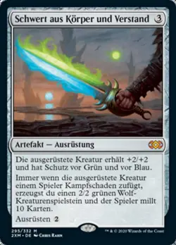 MTG Sword of Body and Mind (German, NM Nonfoil) [Double Masters] - Image 1