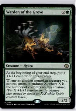 Warden of the Grove Tarkir: Dragonstorm Regular NM R 0166 - Image 1