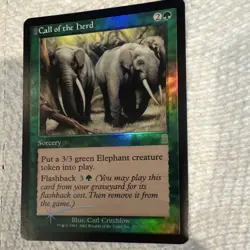 MTG Call of the Herd Odyssey Foil English #231/350 - Image 3