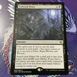MTG Coveted Prize Zendikar Rising 095/280 Regular Rare NM - Image 1