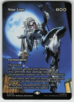 MTG Nine Lives (Borderless) Normal Marvel Universe Eternal-Legal # 3 NM - Image 1