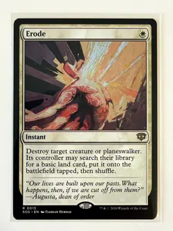 Erode 15 Rare Secrets of Strixhaven Magic: The Gathering Near Mint - Image 1