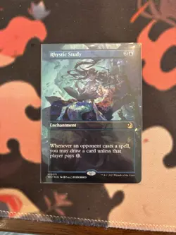 Rhystic Study (Anime Borderless) Wilds of Eldraine: Enchanting Tales Regular - Image 1