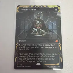 MTG Vampiric Tutor Strixhaven Mystical Archives 35 Foil NM - Image 1