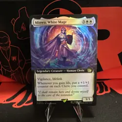 Minwu, White Mage (Extended Art) Final Fantasy Foil - Image 1