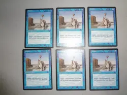 MTG MAGIC THE GATHERING CARD ORIGINAL TWIDDLE 6 GERMAN FBB VINTAGE BLUE INSTANT - Image 1