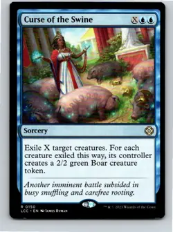 Magic the Gathering Curse of the Swine Lost Caverns of Ixalan Commander MTG - Image 1