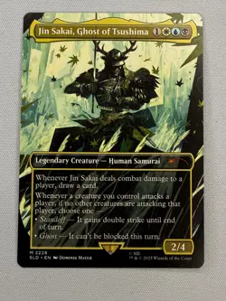 Jin Sakai Ghost of Tsushima 2226 Secret Lair Drop Series Magic: The Gathering NM - Image 1