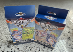 Pokemon TCG Lightning Power Box Lot (2 Boxes) English 15 Cards Ultra Rare Foil - Image 1