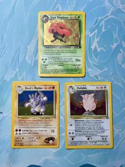 TCG Pokemon English Vintage Card Lot of 17: Team Rocket - Image 2