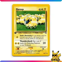 Mareep - 65/111 - 1st EDITION - Neo Genesis - Pokemon TCG - [NM] - Image 1