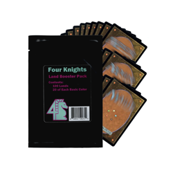 Magic Land Card Lot 100 MTG Official TCG Mana Cards Included Four Knights - Image 3