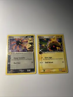 Pokemon TCG Delta Species Lot of 2 Kabuto Lileep * Great Condition LP - Image 1
