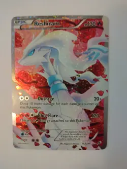 Pokemon TCG Reshiram Rc22/Rc25 Ultra Rare Holo Full Art Legendary Treasures NM - Image 1