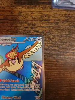 Pokemon Pidgeot ex 225/197 Obsidian Flames SIR Holo Full Art EN Near Mint - Image 3