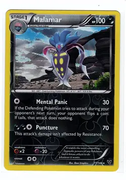 Malamar 77/146 XY Reverse Holo Rare - Pokemon Card - Image 1