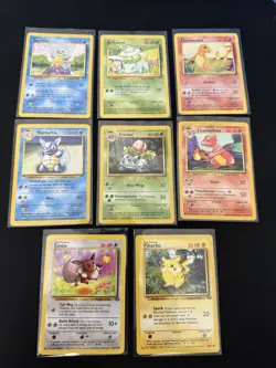 Pokemon TCG Base Set Starter Pokemon Lot - Image 1