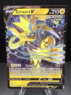 Zeraora V 053/198 Pokemon Swsh06: Sword & Shield - Chilling Reign (Holo) NM - Image 1
