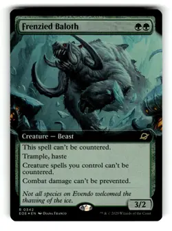 Frenzied Baloth (Extended Art) Edge of Eternities 342 NM FOIL - Image 1