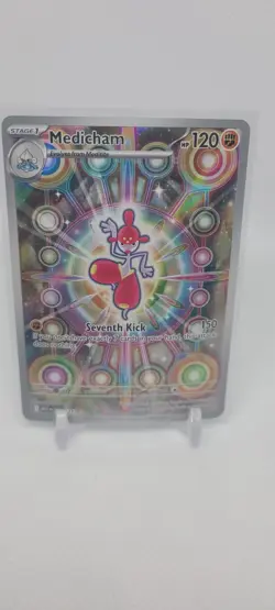 TCG Pokemon Medicham Ascended Heroes 241/217 Alternate Art Pack Fresh NM - Image 1