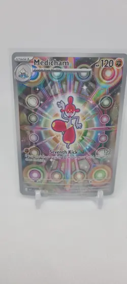 TCG Pokemon Medicham Ascended Heroes 241/217 Alternate Art Pack Fresh NM - Image 2