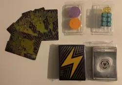 Pokemon TCG Surging Sparks Sleeves Dice Dividers Counters Energy Sealed Bundle - Image 1