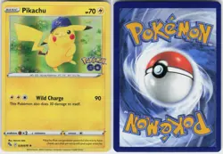 Pikachu 028/078 Holo Rare Pokemon GO Pokemon Holo NM - Image 1