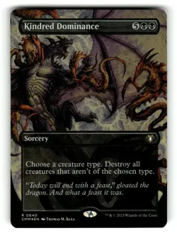 Kindred Dominance (Borderless) Commander Masters 640 NM FOIL - Image 1