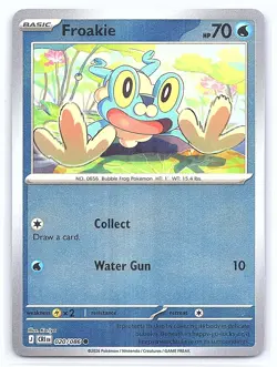 Froakie 020/086 Common Chaos Rising Pokemon Reverse Holo Near Mint - Image 1