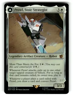 Prowl, Stoic Strategist Universes Beyond: Transformers 1 MP FOIL - Image 1