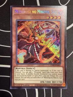 Mitsurugi No Mikoto, Saji (SECRET RARE) L26D-ENM05 (NM) 1st Edition Yu-Gi-Oh! - Image 1
