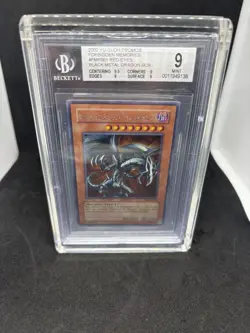 BGS 9 MINT Red-Eyes Black Metal Dragon FMR-001 Secret Rare Promo *9136 Yugioh - Image 1