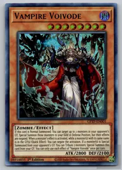 Vampire Voivode GFTP-EN001 Ultra Rare Ghosts From the Past Yu-Gi-Oh Near Mint - Image 1