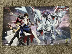 SDCC 2024 Exclusive Konami Yu-Gi-Oh Yugi Kaiba Dragon Master Magia Playmat - Image 1