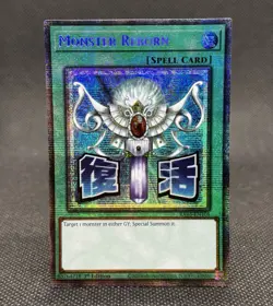 Monster Reborn 1st Edition Starlight Rare RA05-EN108 Yu-Gi-Oh! - Image 1