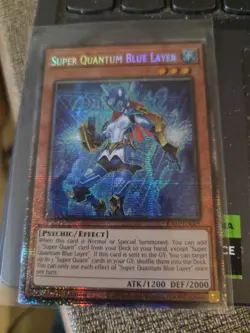 Super Quantum Blue Layer, Starlight Rare, Rarity Collection 5, Yugioh Card - Image 1