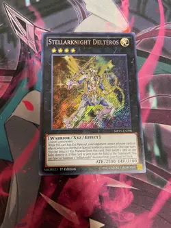 YUGIOH - STELLARKNIGHT DELTEROS - SECRET RARE - MP15 - 1ST ED - NM - Image 1