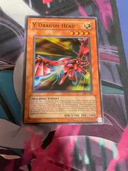 YUGIOH - Y DRAGON HEAD - SUPER RARE - MFC - UNLIMITED - NM - Image 1