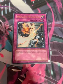 YUGIOH - DAMAGE POLARIZER - ULTRA RARE - DP04 - UNLIMITED - NM - Image 1