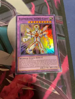 YUGIOH - ELEMENTAL HERO CORE - SUPER RARE - SHVI - LIMITED EDITION - NM - Image 1