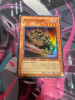YUGIOH - GOBLIN ZOMBIE - SUPER RARE - CRMS - LIMITED EDITION - NM - Image 1