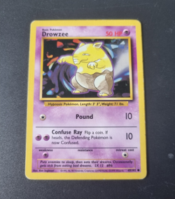 Pokemon TCG Drowzee Regular Common Base Set Unlimited Card 49/102 English 1999 - Image 1