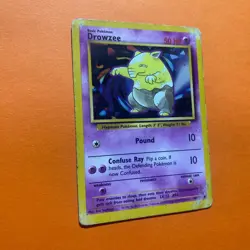 Drowzee 49/102 Pokemon Base Set 049/102 HP 1995 Vintage Card Rare - Image 3