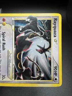 2005 Pokemon EX Deoxys Rayquaza Gold Star 107/107 Ultra Rare Holo - Image 4