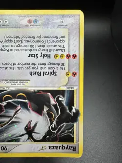 2005 Pokemon EX Deoxys Rayquaza Gold Star 107/107 Ultra Rare Holo - Image 5
