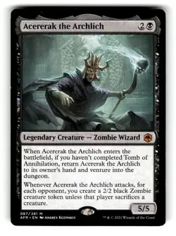 Acererak the Archlich Adventures in the Forgotten Realms 87 Near Mint - Image 1