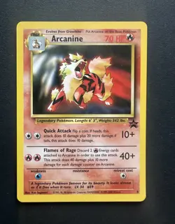 Wizards Arcanine 06/53 WOTC Promo Regular 70 HP English Stage 1 Ken Sugimori - Image 1